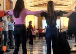 Ples kot nesnovna kulturna dediščina. Foto: A. Jerin, 2023