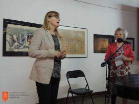 Veronika Hlebec - nosilka peke prleških gibanic. Foto: N. Židov, 2017 