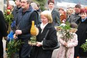 Making Palm Sunday bunches in Ljubno. Photo: S. Weber, 2010 