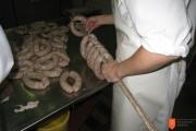 Traditional production of the Carniolan sausages. Photo: P. Mrak, 2012 