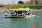 Cable ferry in Mostec. Photo: B. Sosič, 2016. 