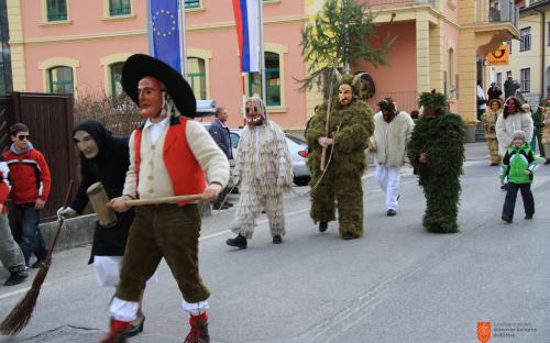Shrovetide custom in Cerkno. 