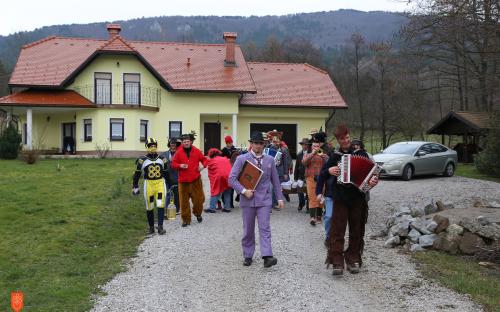 Collecting gifts on Shrove Tuesday in Vrbica. 