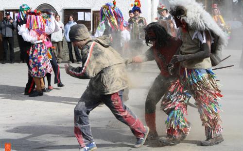 Shrovetide custom in Drežnica. 