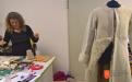 Making traditional costumes. 
