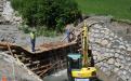 Building Carniolan walls in Klemenčevo. 
