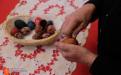 Making Suhorje decorated Easter eggs