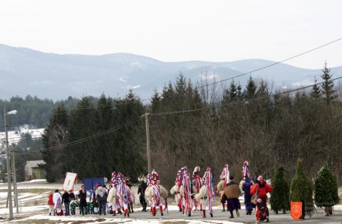 <i>Škoromatija</i>, a Shrovetide custom. Photo: M. Špiček, 2010