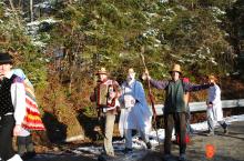 New Year carroling in Bohinj. Photo: T. Dolžan Eržen, 2011 