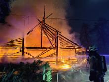 Volunteer firefighting. Photo: B. Mohar Radoš, 2022