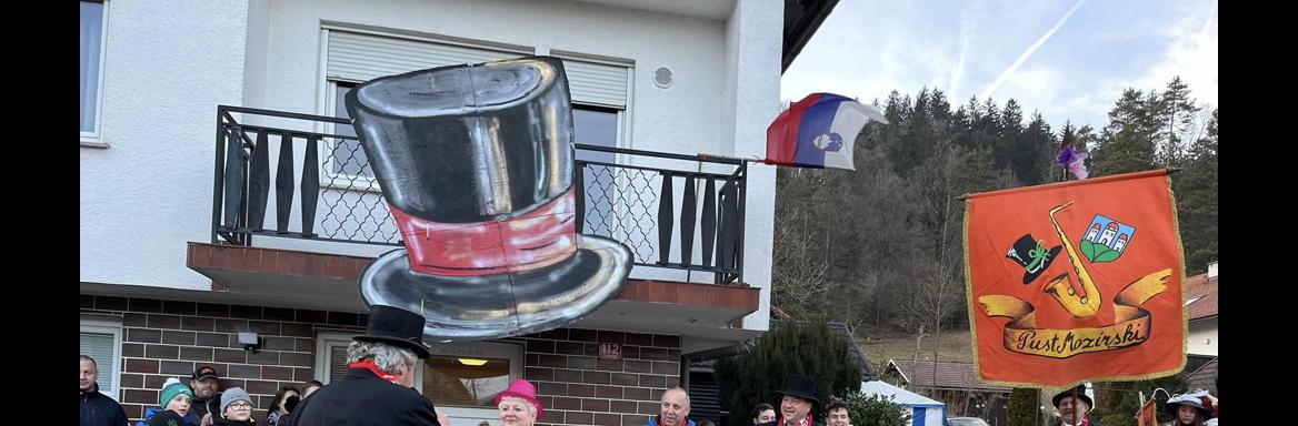 Pust v Mozirju na debeli četrtek. Foto: A. Pukl, 2024 