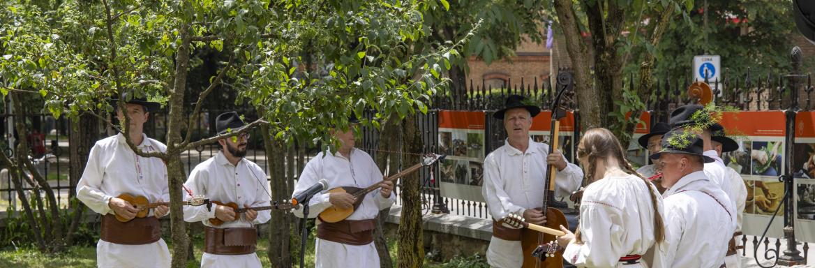Odprtje razstave Nesnovna kulturna dediščina Slovenije. Foto: B. Verbič, 2023 
