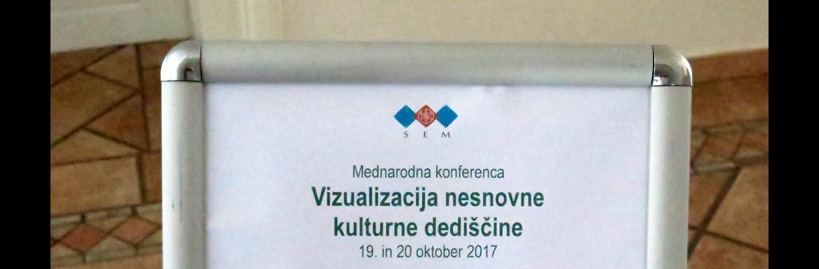 Vizualizacija nesnovne kulturne dediščine. Foto: A. Jerin, 2017. 