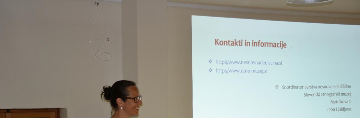 Utrinek s predavanja. Foto: Mestni muzej Krško, 2022 