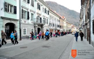 Praznovanje gregorjevega v Tržiču. Foto: Anja Jerin, 2014. 