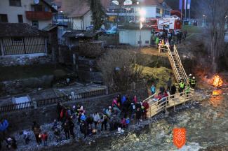 Praznovanje gregorjevega v Tržiču. Foto: Anja Jerin, 2014. 