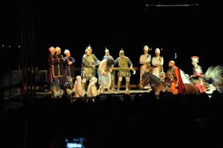 Uprizoritev Škofjeloškega pasijona. Foto: A. Jerin, 2026