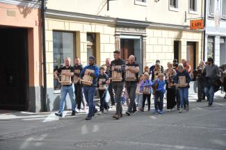 Ragljanje v Tržiču. Foto: A. Jerin, 2026