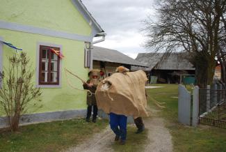 Pustni obhodi živalskih likov. Foto: A. Pukl, 2016