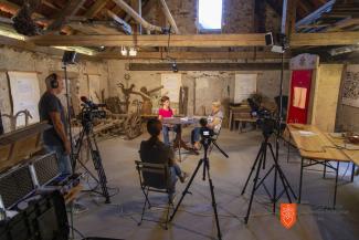 Snemanje, Plešce. Foto: B. Verbič, 2021 