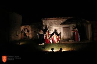 Žive jaslice v Kazljah. Foto: M. Špiček, 2018