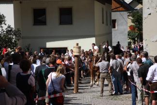 Štehvanje v Zahomcu. Foto: M. Špiček, 2011