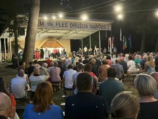 Nastop skupine Kansemble iz Nizozemske. Foto: A. Jerin, 2024