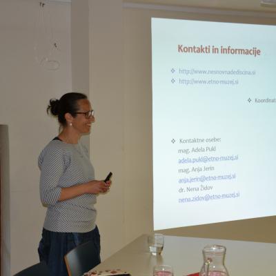 Utrinek s predavanja. Foto: Mestni muzej Krško, 2022 